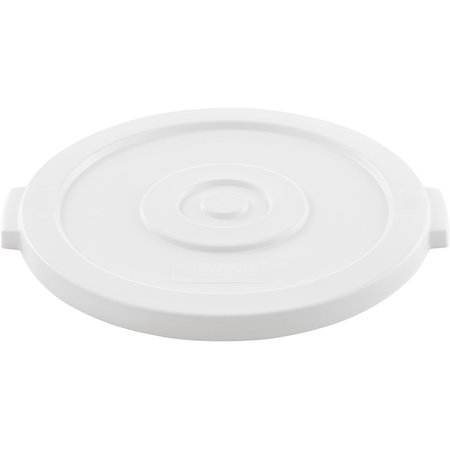 GLOBAL INDUSTRIAL Flat Lid, White, Plastic 240459WH